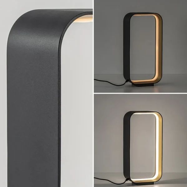 Hot Straluma Moderne LED tafellamp zwart/goud klein