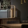 Hot Straluma Moderne LED tafellamp zwart/goud klein