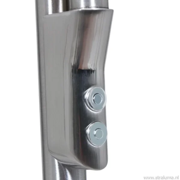 moderne_led_uplighter_met_3.webp Online Straluma Moderne LED uplighter met leeslamp geborsteld staal