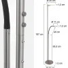 moderne_led_uplighter_sta_3.webp Store Straluma Moderne LED uplighter staal met helder glas en leesarm