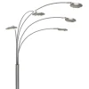 moderne_led_vloerlamp_lic_1.webp Discount Straluma Moderne LED vloerlamp 5-lichts geborsteld staal dimbaar