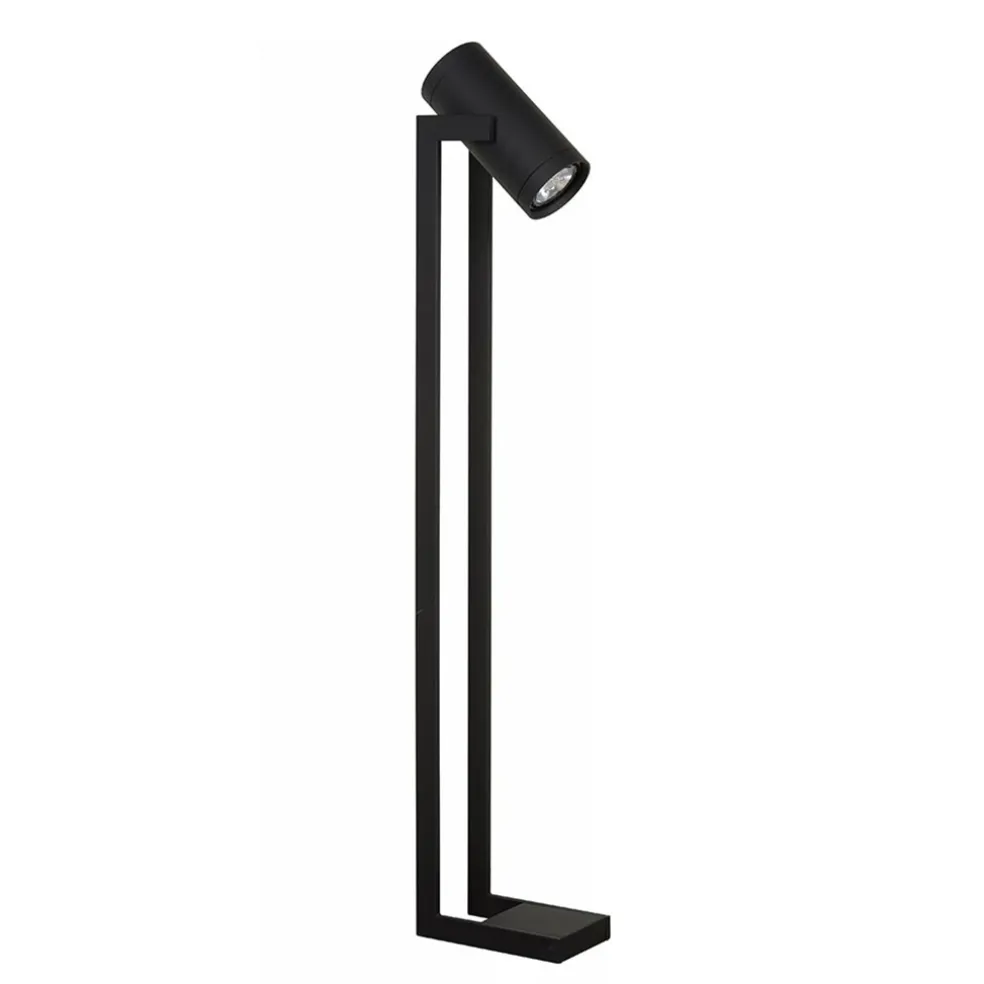 moderne_led_vloerlamp_mat_0.webp New Straluma Moderne LED vloerlamp mat zwart met kantelbare spot