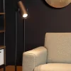 moderne_led_vloerlamp_mat_4.webp New Straluma Moderne LED vloerlamp mat zwart met kantelbare spot