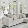 Cheap Straluma Moderne LED vloerlamp met uplighter en leeslamp mat zwart