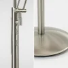 moderne_led_vloerlamp_nik_3.webp New Straluma Moderne LED vloerlamp nikkel met uplighter en leeslamp