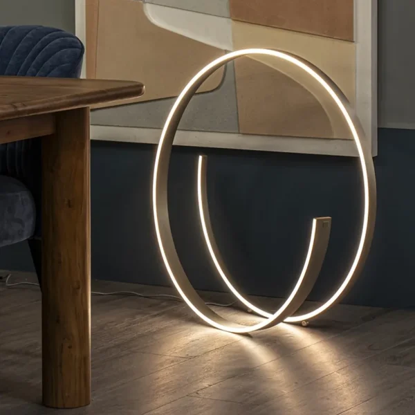 Online Straluma Moderne LED vloerlamp nikkel dimbaar