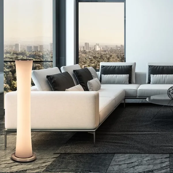 moderne_led_vloerlamp_opa_4.webp Online Straluma Moderne LED vloerlamp opaal glas met dim to warm