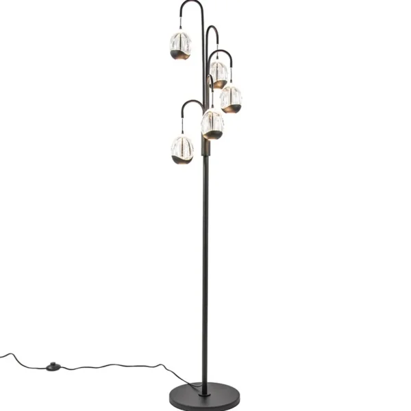 moderne_led_vloerlamp_zwa_1-1.webp Best Straluma Moderne LED vloerlamp zwart met helder glas