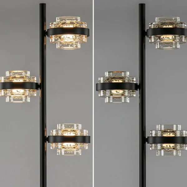 moderne_led_vloerlamp_zwa_2-3.webp Fashion Straluma Moderne LED vloerlamp zwart/champagne dimbaar