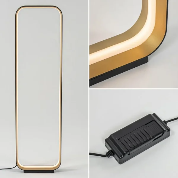 moderne_led_vloerlamp_zwa_2-4.webp Shop Straluma Moderne LED vloerlamp zwart/goud dim to warm