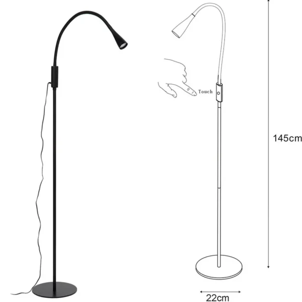 moderne_leeslamp_flexibel_1.webp Sale Straluma Moderne leeslamp flexibel met dimbaar LED