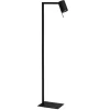 moderne_leesvloerlamp_mat_0.webp Discount Straluma Moderne lees/vloerlamp mat zwart met brons
