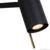 moderne_leesvloerlamp_mat_2.webp Discount Straluma Moderne lees/vloerlamp mat zwart met brons