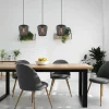 Cheap Straluma Moderne 3-lichts eettafelhanglamp Adeta mat zwart