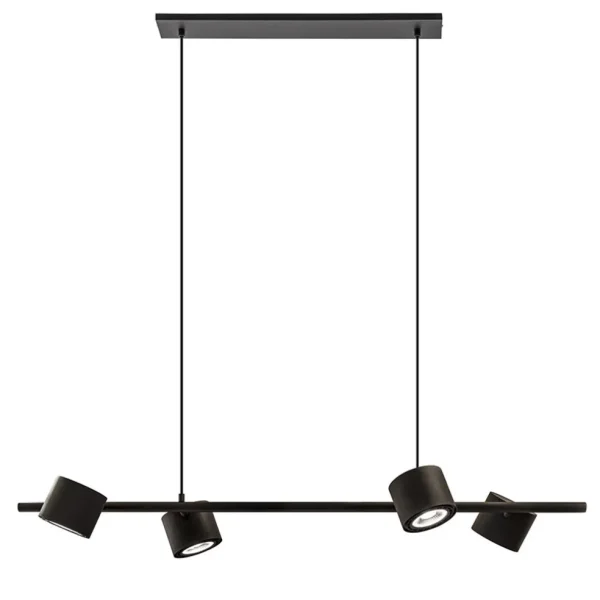 moderne_lichts_hanglamp_i_0.webp Shop Straluma Moderne 4-lichts hanglamp inclusief verstelbare LED spots
