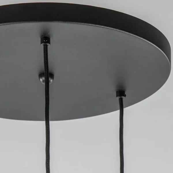 moderne_lichts_hanglamp_z_1-1.webp Sale Straluma Moderne 3-lichts hanglamp zwart exclusief bronnen