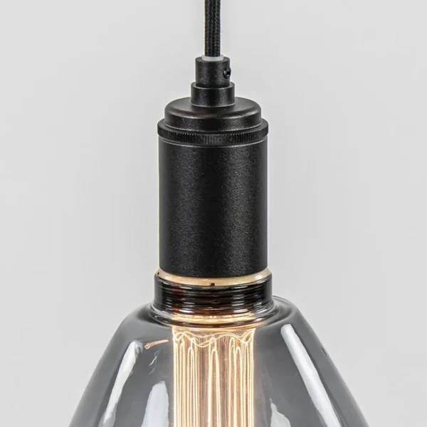 moderne_lichts_hanglamp_z_2-1.webp Sale Straluma Moderne 3-lichts hanglamp zwart exclusief bronnen