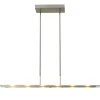 Fashion Straluma Moderne nikkel LED hanglamp met helder glas dimbaar