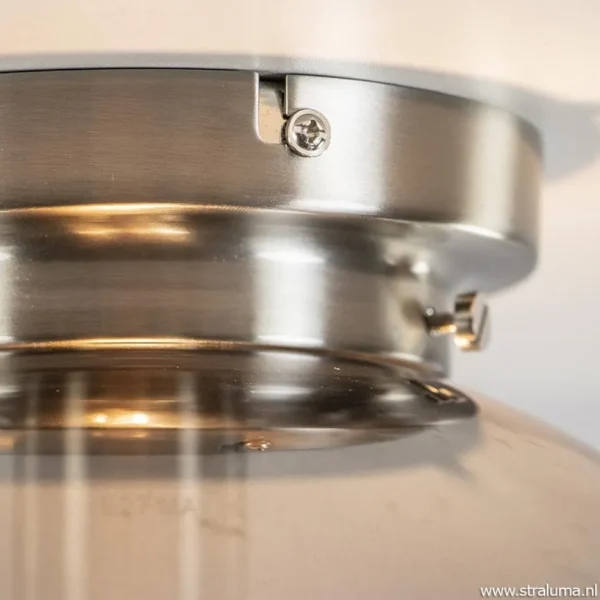 moderne_plafondlamp_nikke_2-2.webp Online Straluma Moderne plafondlamp nikkel met smokey glas