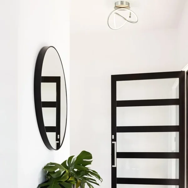 Shop Straluma Moderne plafondlamp nikkel inclusief 3-standen dimbaar LED