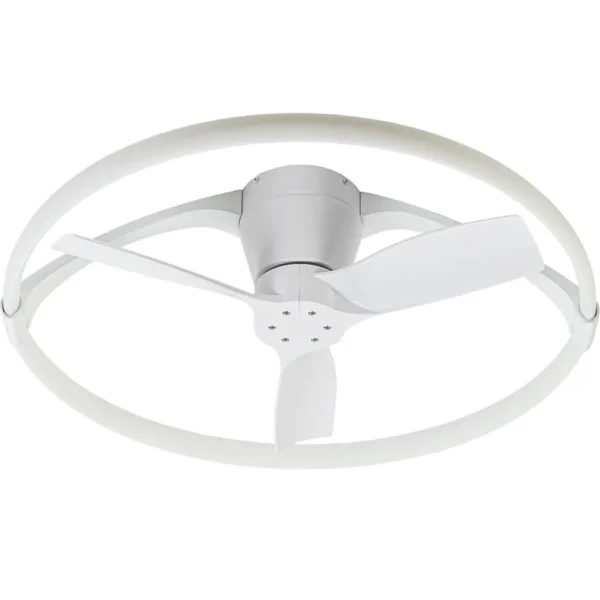 moderne_plafondventilator_0-4.webp Clearance Straluma Moderne plafondventilator wit inclusief LED en remote