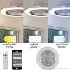 Clearance Straluma Moderne plafondventilator wit incl. LED