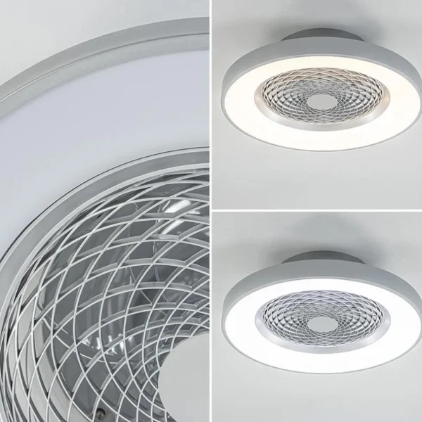 moderne_plafondventilator_3-3.webp Best Sale Straluma Moderne plafondventilator grijs met geintegreerd LED
