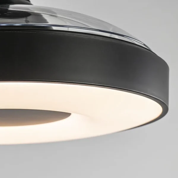 Clearance Straluma Moderne plafondventilator zwart met dimbaar LED