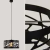 moderne_ronde_hanglamp_zw_2.webp Best Sale Straluma Moderne ronde hanglamp zwart metaal