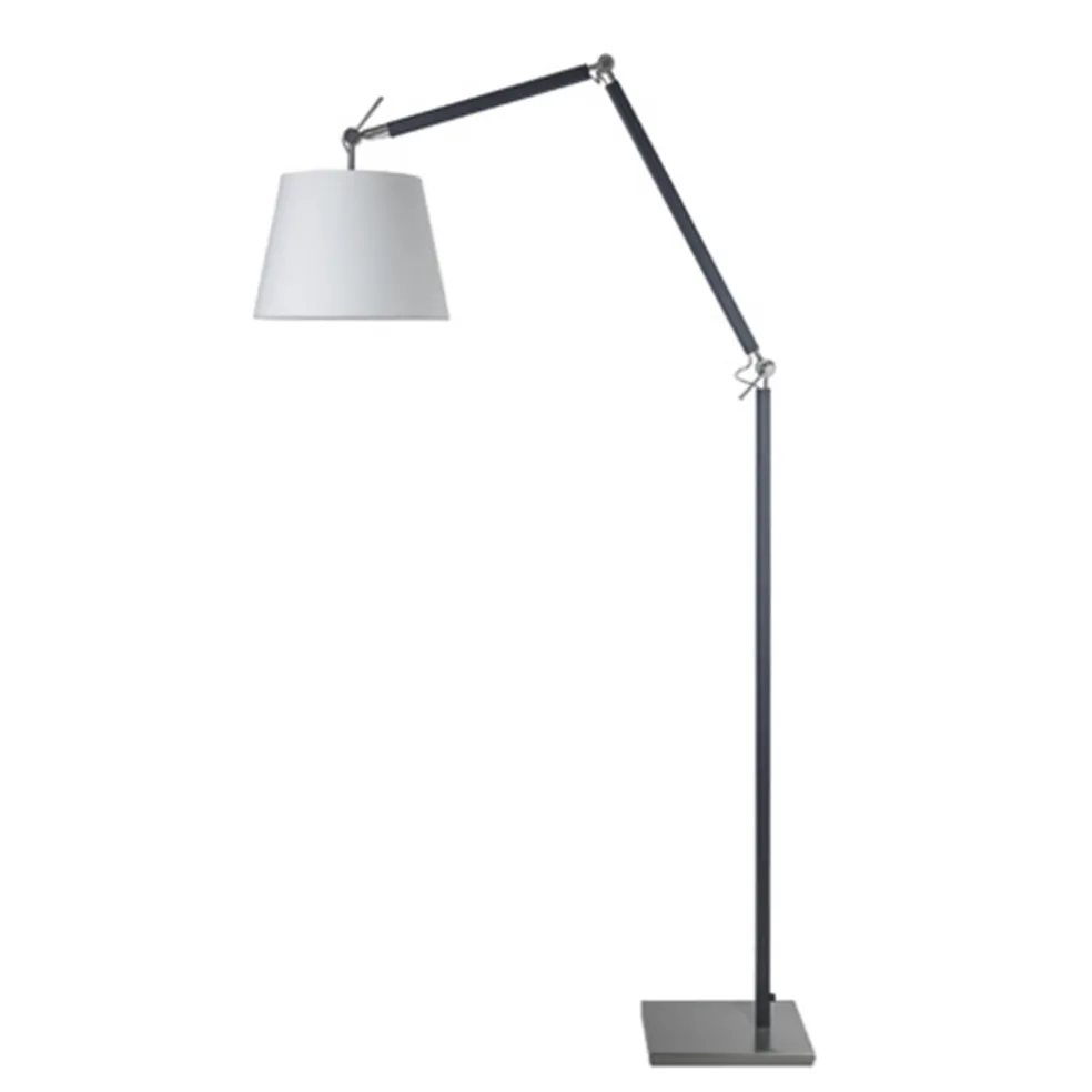 moderne_staande_lamp_staa_0.webp Best Sale Straluma Moderne staande lamp staal met zwart