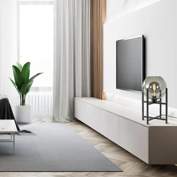 moderne_tafellamp_frame_m_4.webp Sale Straluma Moderne tafellamp frame met smoke glazen bol
