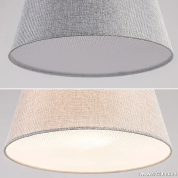 New Straluma Moderne tafellamp zwart nikkel incl. kap