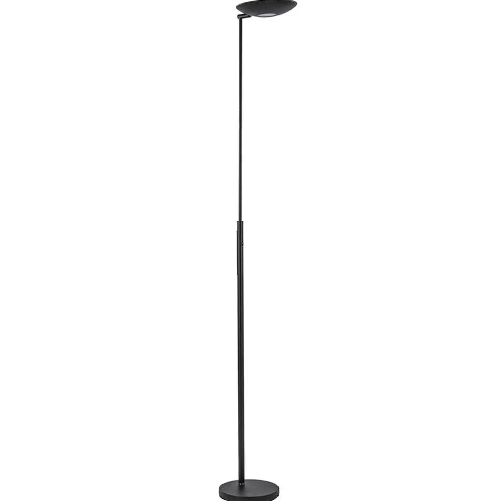 moderne_uplighter_zwart_m_0.webp Clearance Straluma Moderne uplighter zwart met dimbaar LED