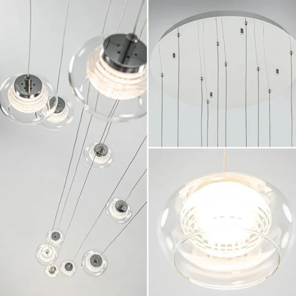 moderne_videlamp_chroom_m_3.webp Shop Straluma Moderne videlamp chroom met helder glas incl LED