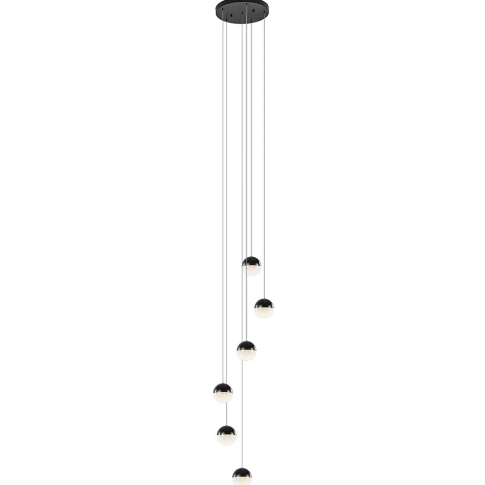 moderne_videlamp_zwart_me_0.webp Store Straluma Moderne videlamp zwart met dimbaar LED 6-lichts