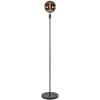 Shop Straluma Moderne vloerlamp mat zwart exclusief lichtbron