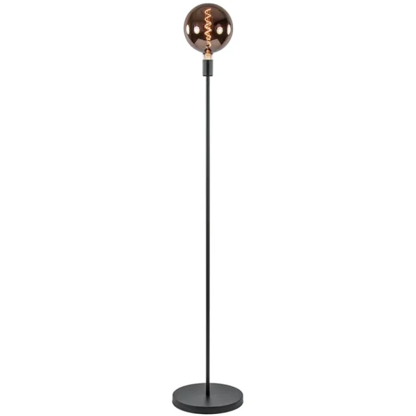 Shop Straluma Moderne vloerlamp mat zwart exclusief lichtbron