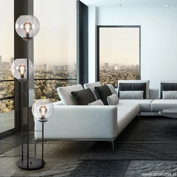 moderne_vloerlamp_met_gla_4.webp Sale Straluma Moderne vloerlamp met glazen bollen