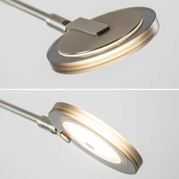 moderne_vloerlamp_uplight_3.webp Store Straluma Moderne vloerlamp uplighter staal met smoke glas