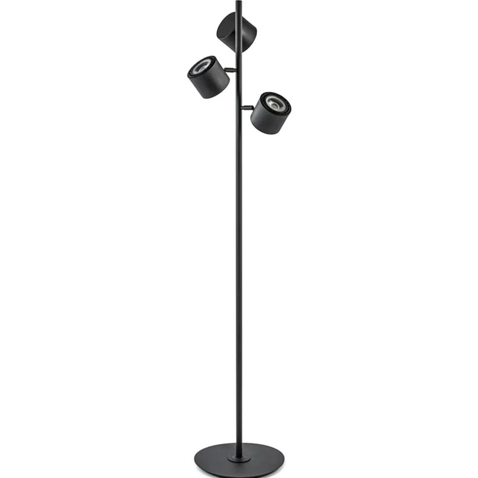 moderne_vloerlamp_zwart_m_0-1.webp Best Sale Straluma Moderne vloerlamp zwart met verstelbare LED spots