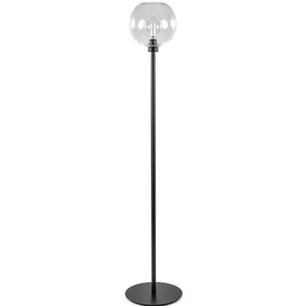 moderne_vloerlamp_zwart_m_0-2.webp Shop Straluma Moderne vloerlamp zwart met helder glazen kap