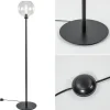 moderne_vloerlamp_zwart_m_1-2.webp Shop Straluma Moderne vloerlamp zwart met helder glazen kap
