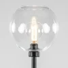 moderne_vloerlamp_zwart_m_2-2.webp Shop Straluma Moderne vloerlamp zwart met helder glazen kap