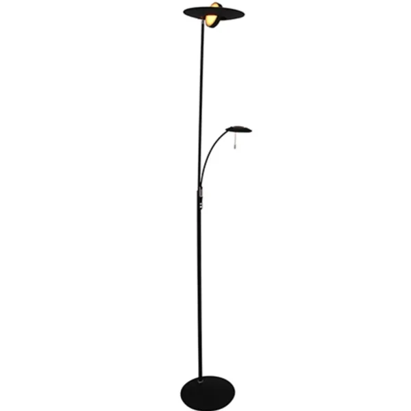 moderne_vloerlampuplighte_0.webp New Straluma Moderne vloerlamp-uplighter LED zwart