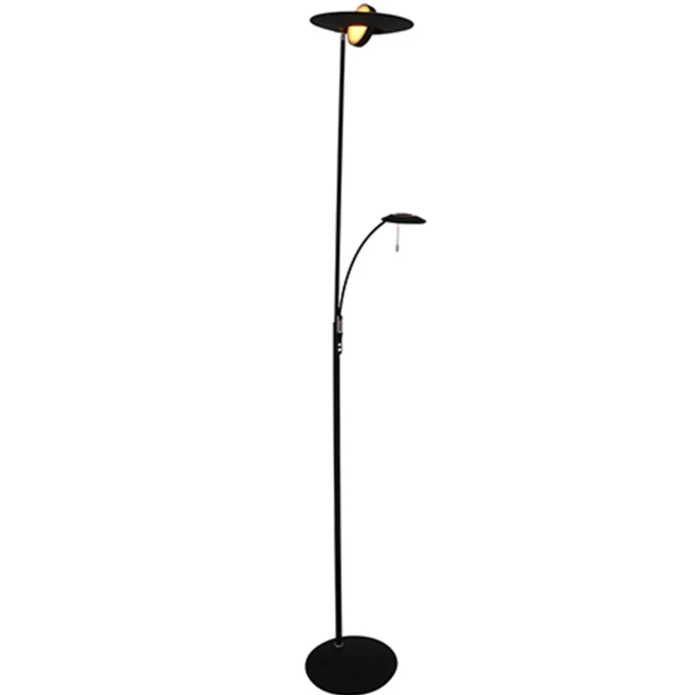 moderne_vloerlampuplighte_0.webp New Straluma Moderne vloerlamp-uplighter LED zwart