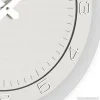 moderne_wandklok_rond_rvs_2.webp Discount Straluma Moderne wandklok rond RVS keuken/kantoor