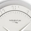 moderne_wandklok_rond_rvs_3.webp Discount Straluma Moderne wandklok rond RVS keuken/kantoor