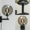 Best Sale Straluma Moderne wandlamp met smoke glazen bol incl. snoer