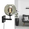Best Sale Straluma Moderne wandlamp met smoke glazen bol incl. snoer