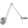 moderne_wandlamp_staal_me_0.webp Shop Straluma Moderne wandlamp staal met dimbaar LED